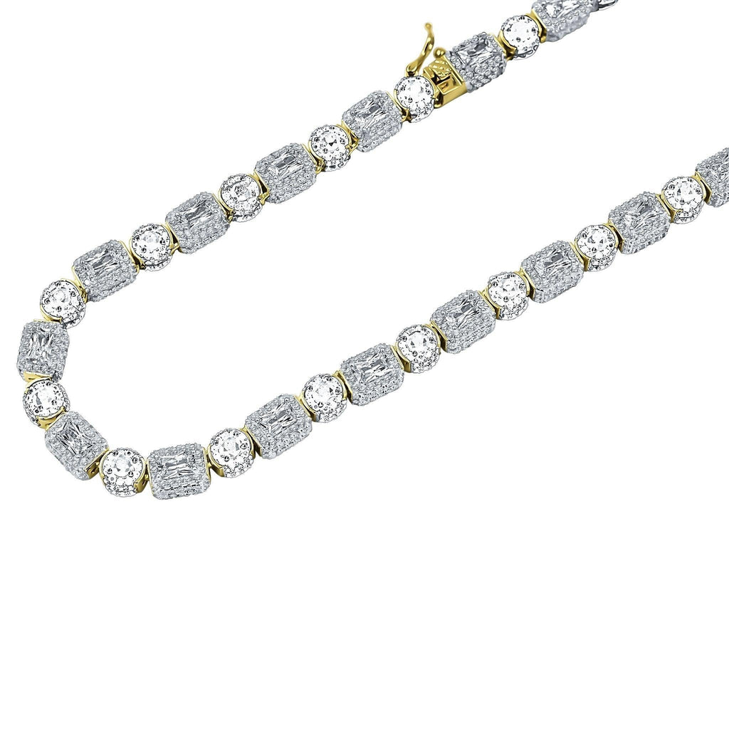 GHOST SILVER ICED OUT CZ CHAIN I BMW9210042 - Johnny Dang & Co