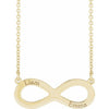 JDSP87689 - ENGRAVABLE INFINITY FAMILY NECKLACE - Johnny Dang & Co