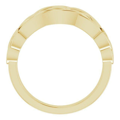 JDSP9904 - 14K Gold Celtic Ring - Johnny Dang & Co