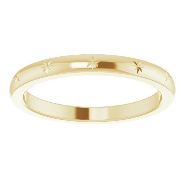 JDSP52345 - 14K Stackable Starburst Ring - Johnny Dang & Co