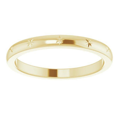 JDSP52345 - 14K Stackable Starburst Ring - Johnny Dang & Co