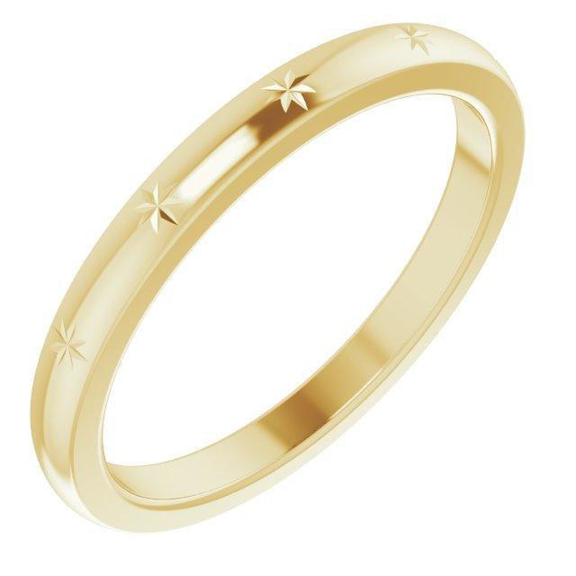 JDSP52345 - 14K Stackable Starburst Ring - Johnny Dang & Co