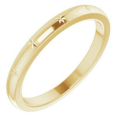 JDSP52345 - 14K Stackable Starburst Ring - Johnny Dang & Co