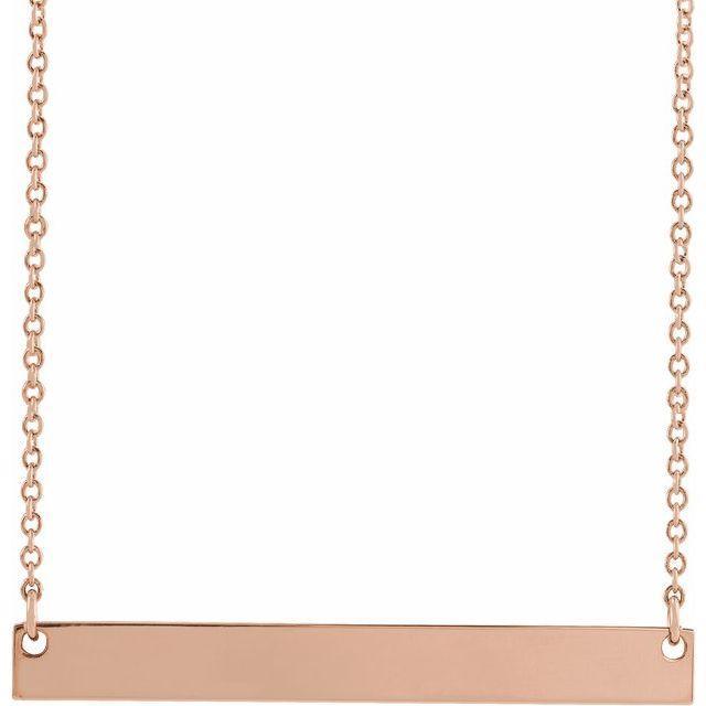 JDSP87363 - ENGRAVABLE BAR NECKLACE - Johnny Dang & Co