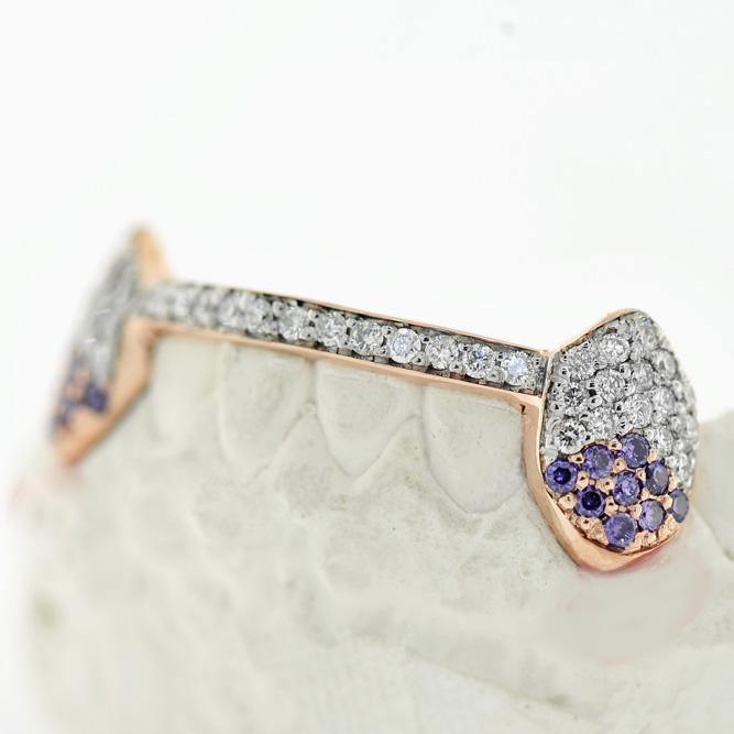 14k Bottom FL Diamond Grillz - Johnny Dang & Co