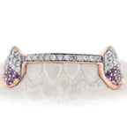 14k Bottom FL Diamond Grillz - Johnny Dang & Co