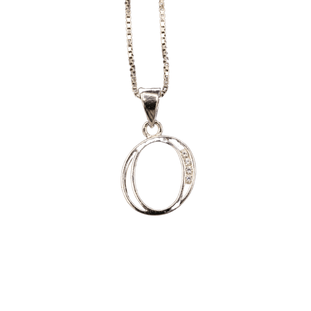 WHITE GOLD SCRIPT SILVER LETTER - Johnny Dang & Co