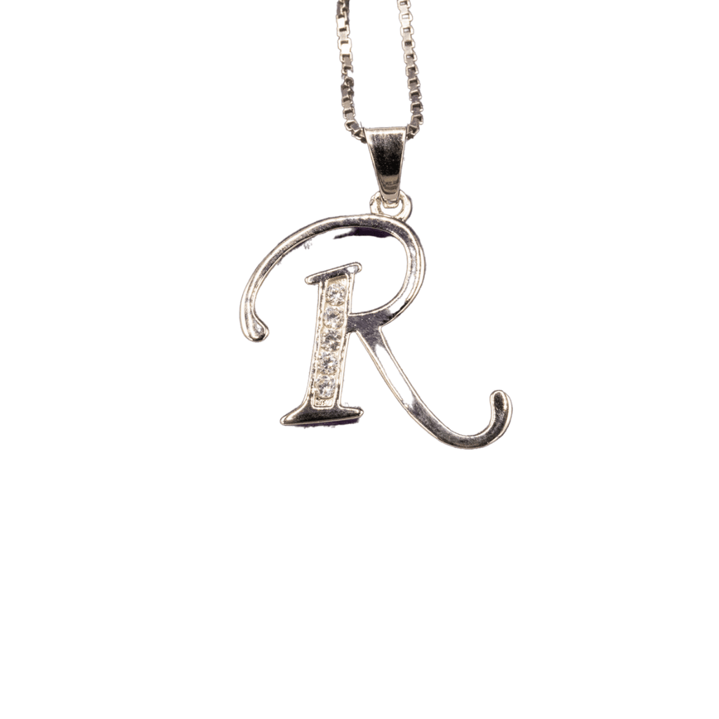 WHITE GOLD SCRIPT SILVER LETTER - Johnny Dang & Co