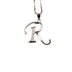 WHITE GOLD SCRIPT SILVER LETTER - Johnny Dang & Co