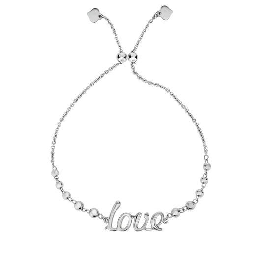 Sterling Silver Love Friendship Bracelet - Johnny Dang & Co