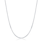 Sterling Silver 0.8mm Box Chain - Johnny Dang & Co