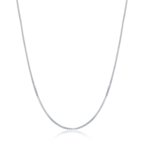Sterling Silver 0.8mm Box Chain