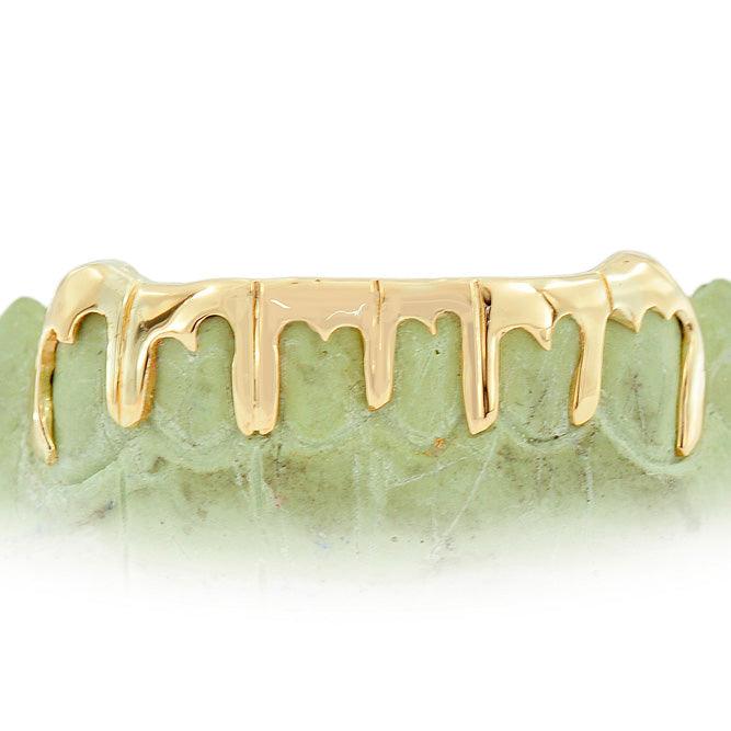 6 Piece Dripping Gold Grill - C101A - Johnny Dang & Co