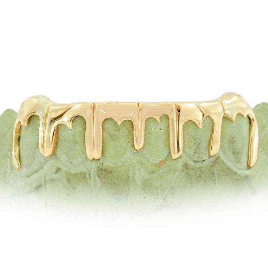 6 Piece Dripping Gold Grill - C101A - Johnny Dang & Co