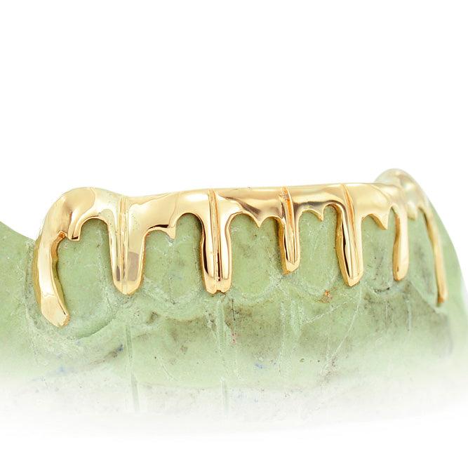 6 Piece Dripping Gold Grill - C101A - Johnny Dang & Co