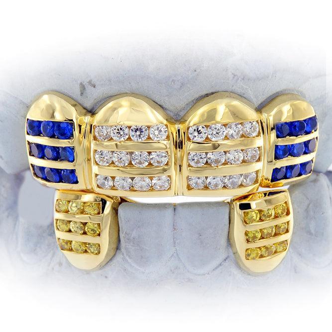 JDTK-C102-A 3 Row Channel Set Grillz - Johnny Dang & Co