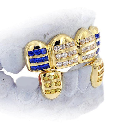 JDTK-C102-A 3 Row Channel Set Grillz - Johnny Dang & Co