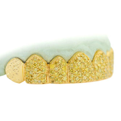 C108C-2 CUSTOM 8 TEETH DIAMOND GRILL - Johnny Dang & Co
