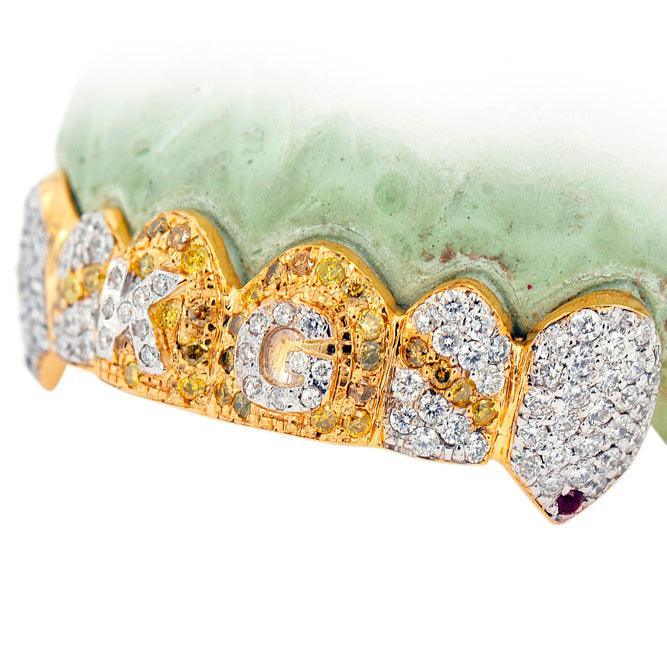 JDTK-C108F 6 Piece Hand Prong Set Diamond Grill - Johnny Dang & Co