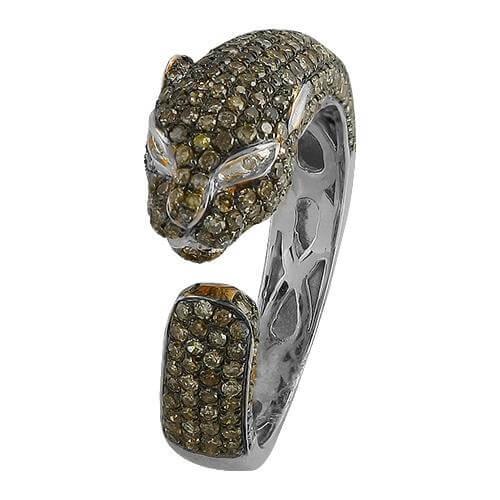 14KW 1.4CTW FANCY CHAMPAGNE DIAMOND RING - Johnny Dang & Co