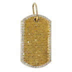 JDTK-CDD005 - Custom Diamond Dog Tag Pendant - Johnny Dang & Co