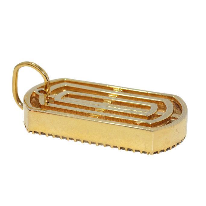 JDTK-CDD005 - Custom Diamond Dog Tag Pendant - Johnny Dang & Co