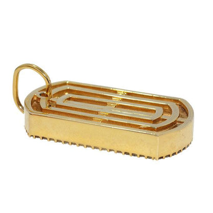 JDTK-CDD005 - Custom Diamond Dog Tag Pendant - Johnny Dang & Co