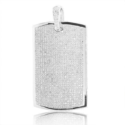 10KW 2.50CTW DIAMOND DOGTAG - Johnny Dang & Co