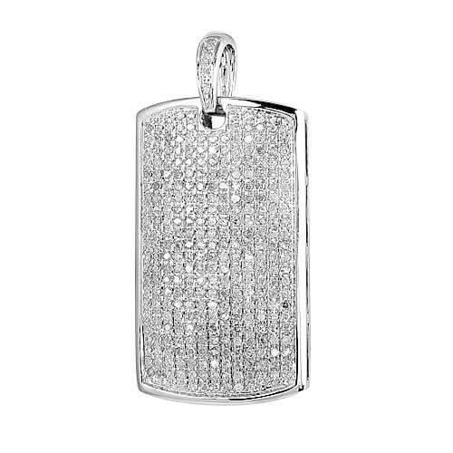 10KW 1.00CTW DIAMOND DOGTAG - Johnny Dang & Co