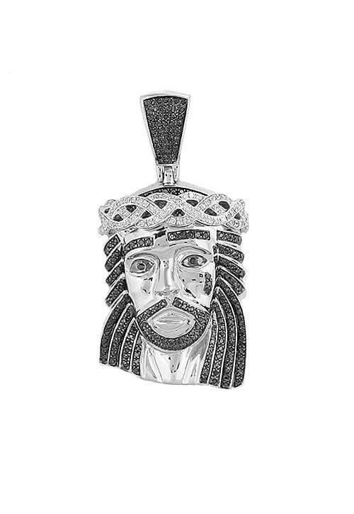 10KW 1.35CTW BKD+WD JESUS HEAD - Johnny Dang & Co