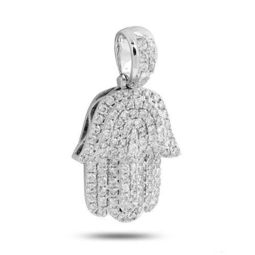 14KW 0.75CTW DIAMOND 'HAMZA' PENDANT - Johnny Dang & Co