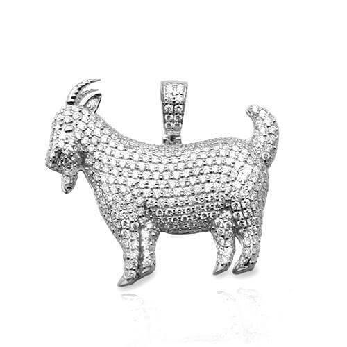 14KW 1.60CTW DIAMOND GOAT PENDANT - Johnny Dang & Co