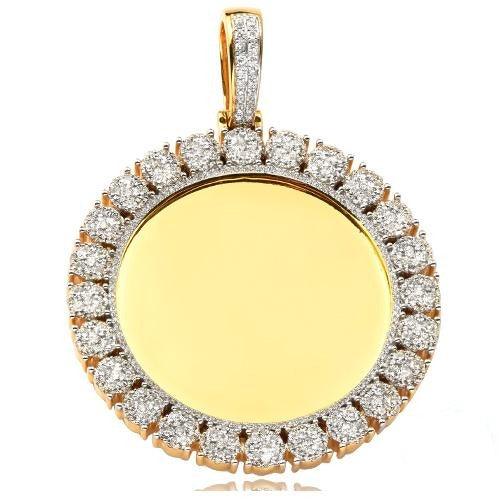 10KY 3.75CTW DIAMOND MEMORY PENDANT - ROUND - Johnny Dang & Co