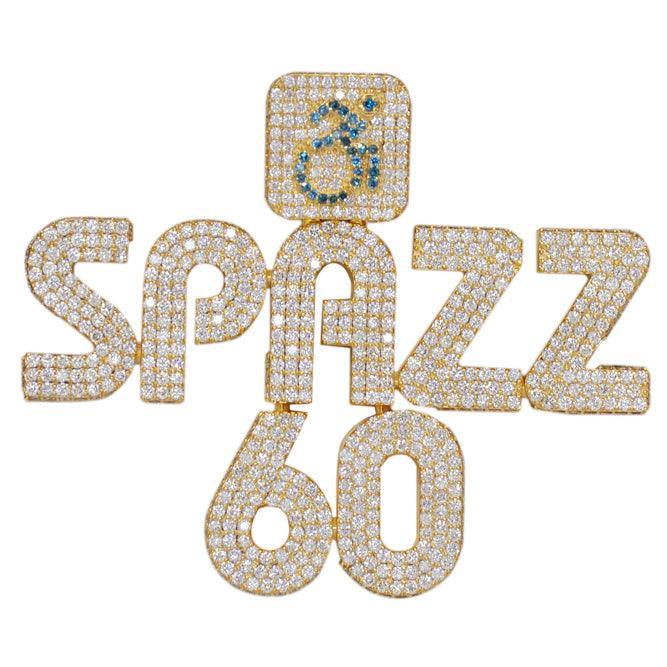 SPAZZ60 DIAMOND CUSTOM PENDANT - Johnny Dang & Co