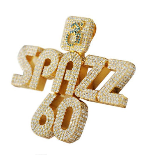 SPAZZ60 DIAMOND CUSTOM PENDANT - Johnny Dang & Co