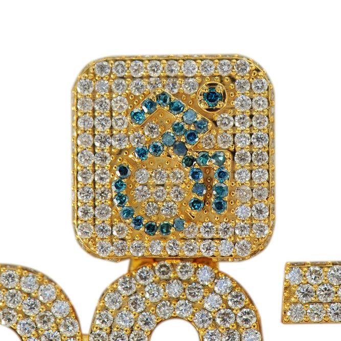 SPAZZ60 DIAMOND CUSTOM PENDANT - Johnny Dang & Co