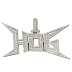CUSTOM DIAMOND HOG LOGO PENDANT - Johnny Dang & Co
