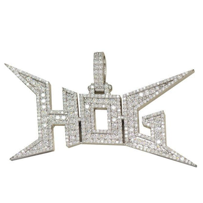 CUSTOM DIAMOND HOG LOGO PENDANT - Johnny Dang & Co