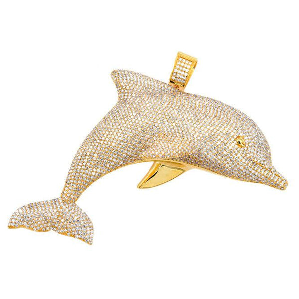 Young Dolph Large Dolphin Pendant & shops 18