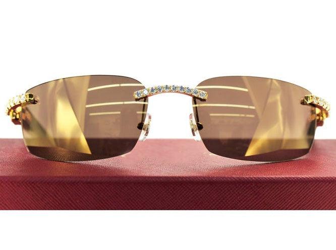 CJTK-16324 Custom Diamond Frame for designer Sunglasses - Johnny Dang & Co