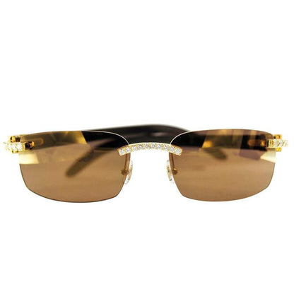 CJTK-16324 Custom Diamond Frame for designer Sunglasses - Johnny Dang & Co