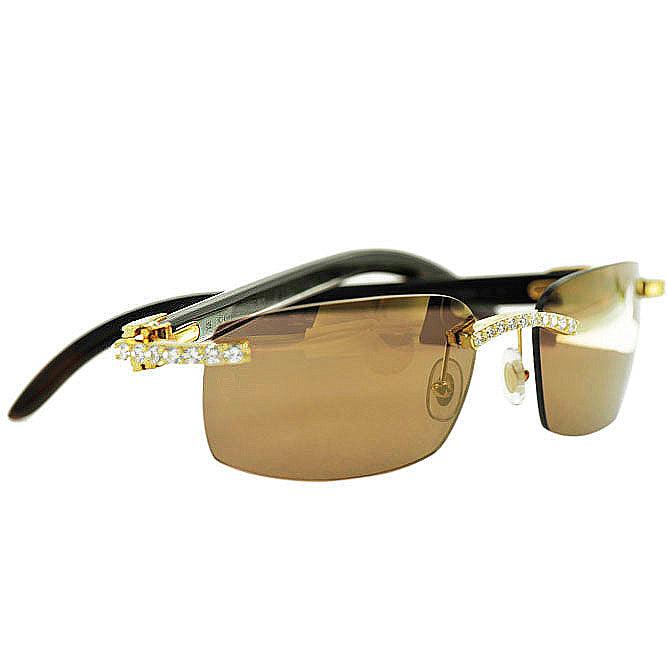 CJTK-16324 Custom Diamond Frame for designer Sunglasses - Johnny Dang & Co