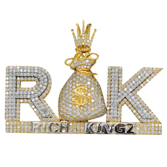 CUSTOM DIAMOND RICK KINGZ PENDANT - Johnny Dang & Co