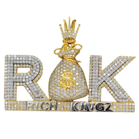 CUSTOM DIAMOND RICK KINGZ PENDANT - Johnny Dang & Co
