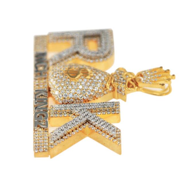 CUSTOM DIAMOND RICK KINGZ PENDANT - Johnny Dang & Co