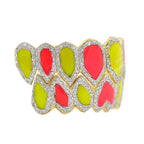 CPG171210 RIFF RAFF CUSTOM CANDY ENAMEL DIAMOND GRILL - Johnny Dang & Co