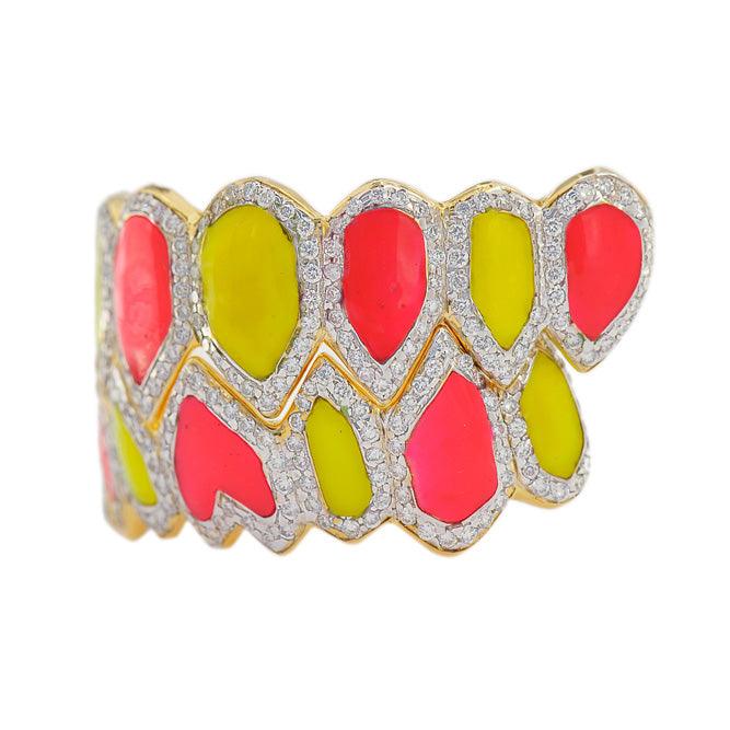 CPG171210 RIFF RAFF CUSTOM CANDY ENAMEL DIAMOND GRILL - Johnny Dang & Co