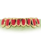 14 Teeth Grill With Light Red Enamel - Johnny Dang & Co