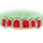 14 Teeth Grill With Light Red Enamel - Johnny Dang & Co