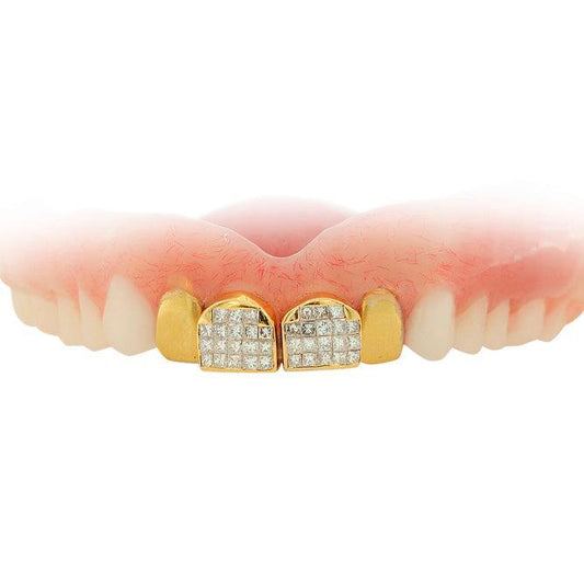 JDTK-DTG1 - FOUR INDIVIDUAL TEETH DENTURE GRILL - Johnny Dang & Co